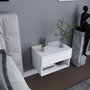 Hanah Home Jamot Mesilla de Noche Blanca